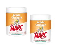 Lot de 2 Acides Citrique Nettoyant Multi-Usage 100% d Origine Naturelle 500 g