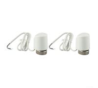 Lot de 2 actionneurs de chauffage au sol, 230 V CA, M30 x 1,5 mm, valve thermique électrique pour chauffage au sol, collecteur de radiateur, contrôle de la température zoné (fil de cuivre)
