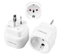Lot de 2 Adaptateur Prise Chinoise, Adaptateur Prise Chine, Prise de Voyage de Type I, Adaptateur Australie pour Australie Chinoise Zelande Fidji Argentine