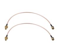 Lot De 2 Adaptateur Rp-Sma Mâle Vers Rp-Sma Femelle Câbles D'Extension D'Antenne Câble Coaxial Rg316 À Faible Perte 30Cm Pour Adaptateur Usb Wifi Routeur Mini Pci Express Cartes Réseau Pcie