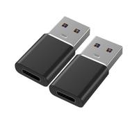 Lot de 2 Adaptateur USB 3.0 vers USB-C compatible chargeur secteur-Ordinateur vers USB-C Nokia Noir - Yuan Yuan