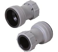 Lot de 2 Adaptateurs Ø 38-32mm - BESTWAY - Filetage extérieur - Gris