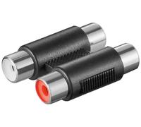 Lot de 2 adaptateurs 2 x RCA femelle vers 2 x RCA femelles