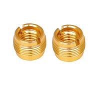 Lot de 2 adaptateurs à vis 3/8 femelle vers 5/8 mâle pour support de microphone - Accessoires dorés