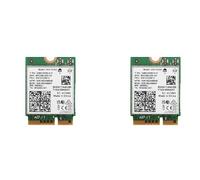 Lot de 2 adaptateurs AX211NGW WiFi 6E M.2 Key E CNVio2 Dual Band 2,4 GHz/5 GHz 802.11AC Bluetooth 5.2