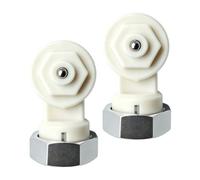 Lot de 2 adaptateurs coudés à 90 degrés pour radiateur, adaptateur de thermostat avec filetage M30 x 1,5 mm, montage à gauche et à droite, compatible avec Oventrop, Buderus, Heimeier, Danfoss