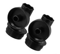 Lot de 2 adaptateurs d'aération de baignoire pour systèmes de spa P61726 | Débit d'eau fluide, réduit les restrictions, circulation efficace, expérience de bain de luxe, plastique