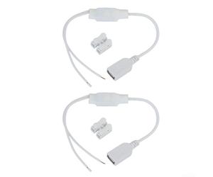 Lot de 2 adaptateurs d'alimentation AC 220 V vers DC 5 V USB pour caméra de surveillance pour les besoins de conversion d'alimentation du moniteur