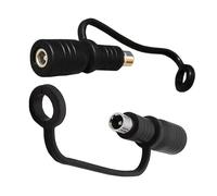 Lot de 2 adaptateurs d'alimentation de stockage d'énergie avec corde anti-chute épaissie 5,5 x 2,1 mm femelle vers 8020 mâle, adaptateur d'alimentation de stockage d'énergie avec corde anti-chute