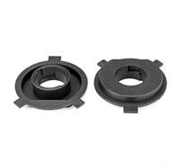 Lot de 2 adaptateurs de base d'ampoule de phare LED H4 pour système d'éclairage automobile, construction robuste en PVC, pièces de rechange à installation rapide