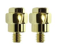 Lot de 2 adaptateurs de borne de batterie de voiture en laiton massif pour réparation de voiture, adaptateur de jauge pour positif et latéral