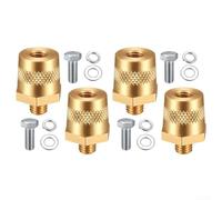 Lot de 2 adaptateurs de borne de batterie M8 pour véhicules avec rondelles à vis compatibles avec voitures, motos, camions, bateaux et camping-cars