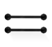Lot de 2 adaptateurs de bras à rotule en alliage d'aluminium durable de 6 pouces pour la photographie