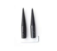 Lot de 2 adaptateurs de broche conique avec filetage pour disque de polissage double avec gauche et droite