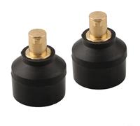 Lot de 2 adaptateurs de brûleur de soudage TIG WP26V vers WP17V & WP17V vers WP26V, connecteur de câble en laiton pour 35-50 mm à 10-25 mm et vice versa, changement rapide pour machines à souder