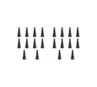 Lot de 2 adaptateurs de buse pour réservoir de gaz - Noir - 18 x 7 mm