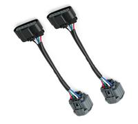 Lot de 2 adaptateurs de câblage de phare HID vers halogène gauche et droite de remplacement pour GMC Acadia 2007-2012 | Remplace 22938889 22938888