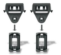 Lot de 2 adaptateurs de cadre Veloflex (garde-boue de rechange, fixation sûre sur le cadre, angle réglable, caoutchoucs de support respectueux du cadre)