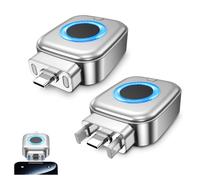 Lot de 2 adaptateurs de charge intelligents avec fonction d'arrêt automatique : séparateur de charge complet, compatible avec la charge rapide, protection intelligente de coupure de courant pour tous