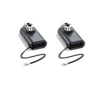 Lot de 2 adaptateurs de charge USB C femelle compatible avec Aeropex/Shokz OpenRun Mini/OpenComm, [avec sangle de transport] Adaptateur de charge pour Shokz - Noir