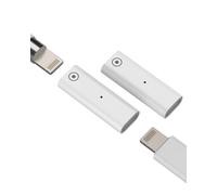 Lot de 2 adaptateurs de chargeur Lightning femelle pour Apple Pencil 1ère génération pour iPad Pro 10e génération Câble de remplacement Connecteur stylet convertisseur de charge