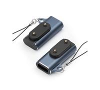 Lot de 2 adaptateurs de Chargeur USB C pour Montre compatibles avec Huawei 5X Pro/5X/4 Pro/ 4X, Adaptateur de Charge magnétique Type-C pour Huawei Band Honor Band, Bleu-Gris