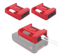 Lot de 2 adaptateurs de chargeur USB pour batterie Einhell 18 V PXC, avec adaptateur de charge rapide USB et type C, adaptateur de batterie (adaptateur uniquement)
