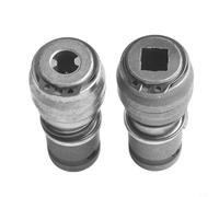 Lot de 2 adaptateurs de conversion perceuse électrique vers marteau pour poignées rondes et carrées, connecteur de foret en métal pour perçage mural et de brique