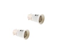 Lot de 2 adaptateurs de douille B22/E27 Zenitech