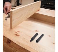 Lot de 2 adaptateurs de douille pour 4 mm x 0 7/M5 x 0 8 pour écrous d'insertion ou boulon de suspension, tige hexagonale de 6,35 mm, convient pour une utilisation avec perceuse électrique (M5)