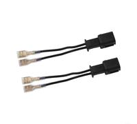 Lot de 2 adaptateurs de faisceau de câblage pour autoradio - Noir - Kit de conversion pour mise à niveau du système - Connexion fiable - Configuration rapide - Pour Honda Civic Accord 10e génération