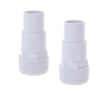 Lot de 2 adaptateurs de filtre de piscine 32/38 mm avec buses d'hydrothérapie et design anti-érosion pour usage domestique et sports de plein air