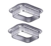 Lot de 2 adaptateurs de gouttière en aluminium robuste pour améliorer l'efficacité du drainage, minimise l'accumulation de pluie pour usage quotidien