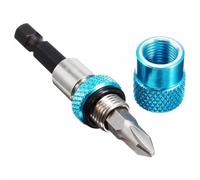 Lot de 2 adaptateurs de mandrin de perceuse à tige hexagonale de 60 mm à changement rapide pour perceuses électriques sans cier au carbone 1 sur 4 - Accouplement manuel automatique non