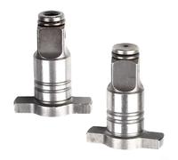 Lot de 2 adaptateurs de mandrin électriques sans balais pour arbre de hoc à changement rapide de 1,27 cm, roulement à billes à ressort, accessoire d'outils électriques en métal pour démontage