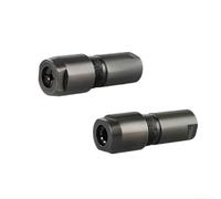 Lot de 2 adaptateurs de meuleuse d'angle M10 (1,5 mm) pour meuleuse d'angle 100 mm avec mandrins de 3 mm et 6 mm en acier au carbone haute résistance