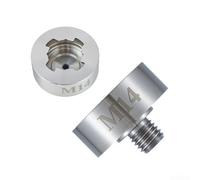 Lot de 2 adaptateurs de meuleuse d'angle X Lock pour conversion de filetage M14 avec brides de verrouillage en acier inoxydable pour une utilisation à grande vitesse