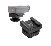 Lot de 2 adaptateurs de montage pour microphone sans fil DJI 3/2/Mini/Rode/Hollyland/Saramonic, adaptateur de cage d'appareil photo avec trou de trépied de 6,35 mm, accessoires de micro anti-chute