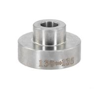 Lot de 2 adaptateurs de moyeu arrière de vélo de 130 mm à 135 mm en acier inoxydable pour VTT et vélo de route