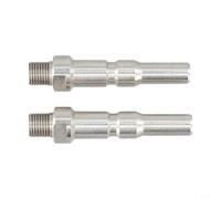 Lot de 2 adaptateurs de nettoyeur haute pression avec filetage femelle de 10,2 cm, connecteur à baïonnette K Set pour Nilfisk KEW, raccord d'eau en métal pour tuyaux de nettoyage de jardin, équipement