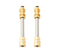 Lot de 2 adaptateurs de nettoyeur haute pression de 6,35 mm à connexion rapide, accessoires de nettoyeur haute pression, lance d'extension Spary Wand Couple, raccords de connexion pour pistolet à