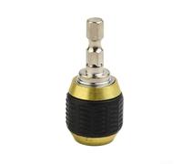 Lot de 2 adaptateurs de perceuse à changement rapide 50 mm de longueur 6,35 mm avec tige hexagonale pour perceuse électrique, cadre en bois, contreplaqué, plancher