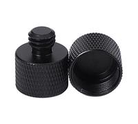 Lot de 2 adaptateurs de pied de micro 5/8 femelle vers 3/8 mâle fileté pour trépied et support de microphone - Adaptateur de pied de microphone vers adaptateur de trépied