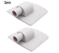 Lot de 2 adaptateurs de plaque d'aspiration pour pompes d'écumoire Summer Waves, conçu pour une utilisation avec les modèles de filtre d'écumoire Polygroup et les tuyaux d'aspiration de 3,8 cm pour