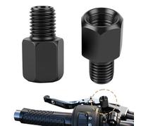 Lot de 2 adaptateurs de rétroviseur, adaptateurs de rétroviseur de moto, M10 vers M10 filetage gauche/droite, vis universelles pour moto, scooter, cyclomoteur
