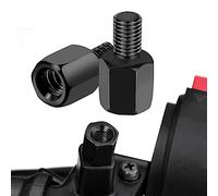Lot de 2 adaptateurs de rétroviseurs M10 à filetage à droite M8 pour moto Adaptateur miroir adaptateur miroir m10 sur m8 CYWVYNYT (2 pièces)