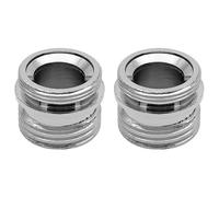 Lot de 2 adaptateurs de robinet d'aérateur 1,27 cm en métal massif pour purificateur d'eau (M20-1/2")