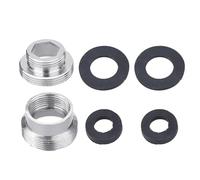 Lot de 2 adaptateurs de robinet de 22 mm à 16 mm pour robinet de cuisine et salle de bain