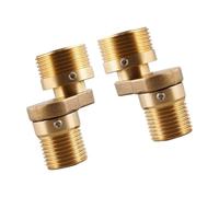 Lot de 2 adaptateurs de robinet de douche résistants à la corrosion Angles épaissis Pied incurvé en cuivre pour salle de bain Pièces de rechange