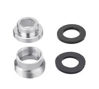 Lot de 2 adaptateurs de robinet d'évier de 22 mm à 16 mm pour robinet de cuisine, aérateur, tuyaux, réducteurs, raccord de tuyau